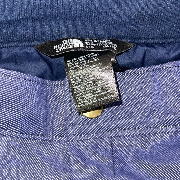 The north face snow pants youth size 14/16 - Picture 4 of 6